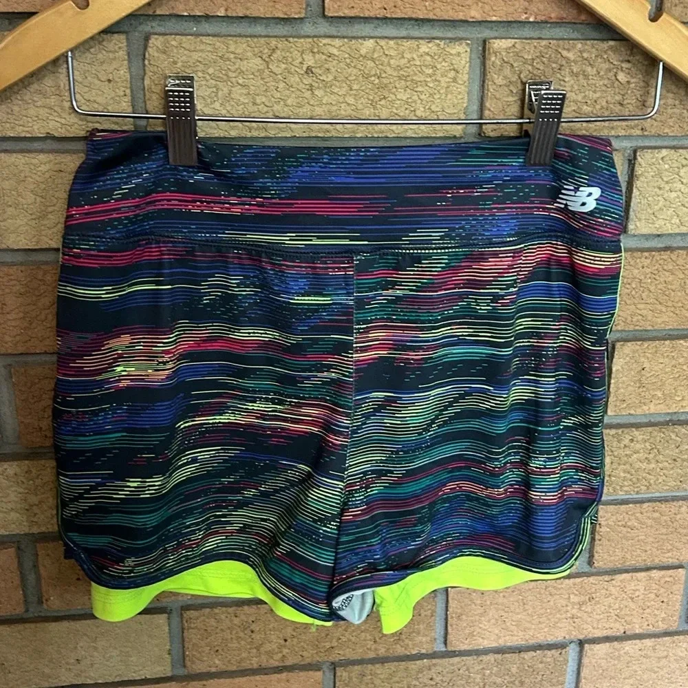 New Balance 3 Piece Athletic Gym Patterned Workout Girls Size 14 Large